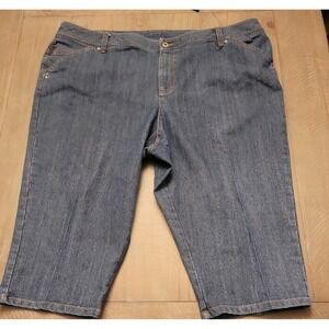 Liz‎ Claiborne trouser shorts  - Bermuda shorts - Size 22 - Blue Jean jeans